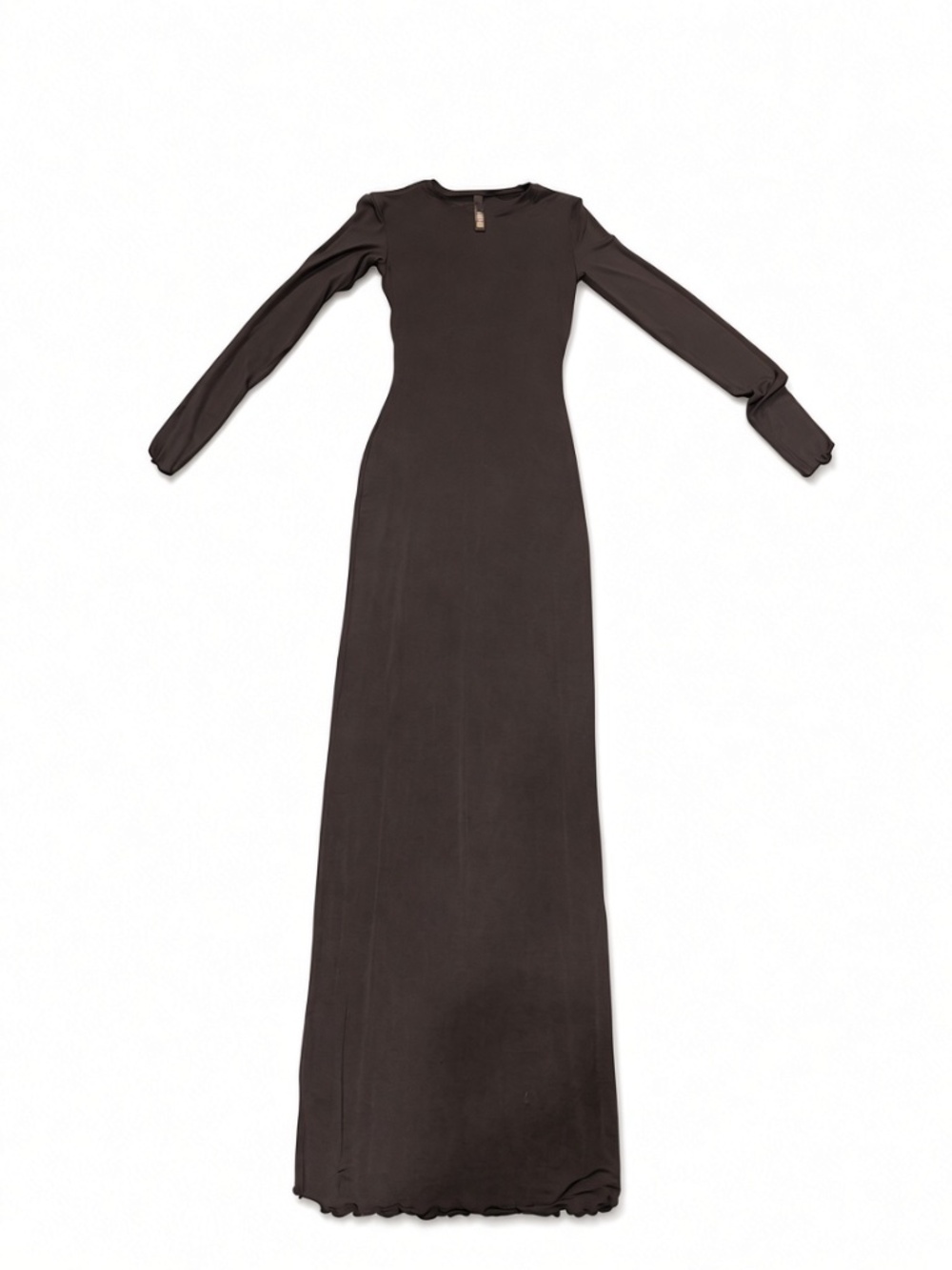 Skims Sheer Modal Long Sleeve Dress